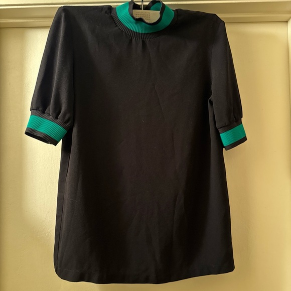 Maje Limajor Striped Ribbed Trim Top sz 1 usa s - Picture 2 of 9